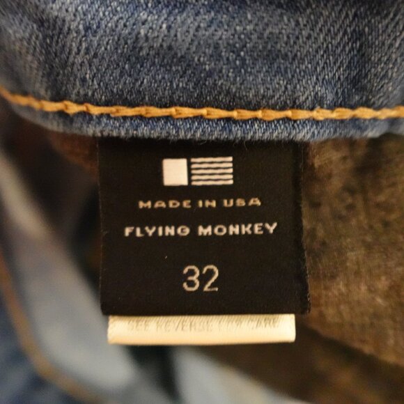 Flying Monkey Jeans low rise skinny women's 32 blue‎ denim fade lightweight - Picture 13 of 14